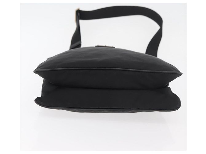 Borsa a Spalla PRADA Nylon Nero Argento Autentica ep14418A - vista 5