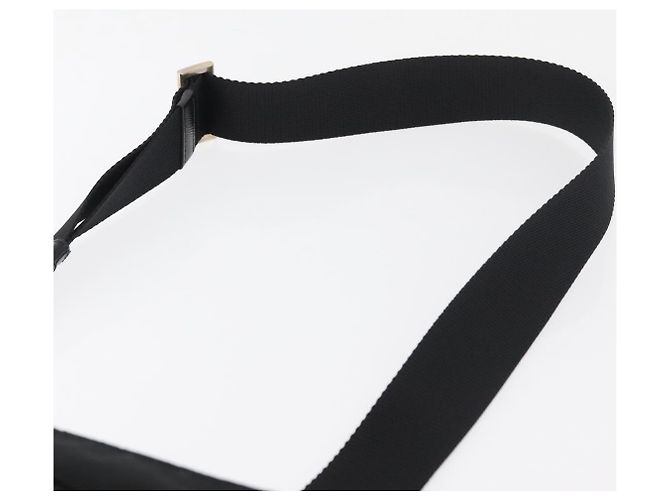 Borsa a Spalla PRADA Nylon Nero Argento Autentica ep14418A - vista 8