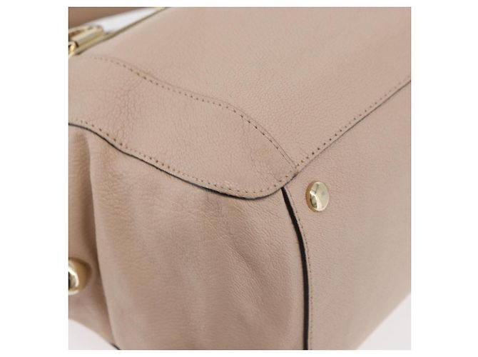 Chloé Borsa a mano Chloe in pelle 2 vie beige oro Auth BA12288A D'oro - vista 10