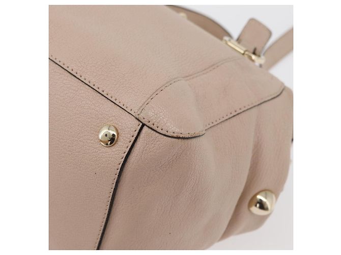 Chloé Borsa a mano Chloe in pelle 2 vie beige oro Auth BA12288A D'oro - vista 15