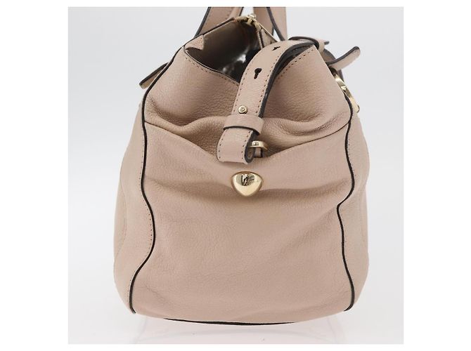 Chloé Borsa a mano Chloe in pelle 2 vie beige oro Auth BA12288A D'oro - vista 4
