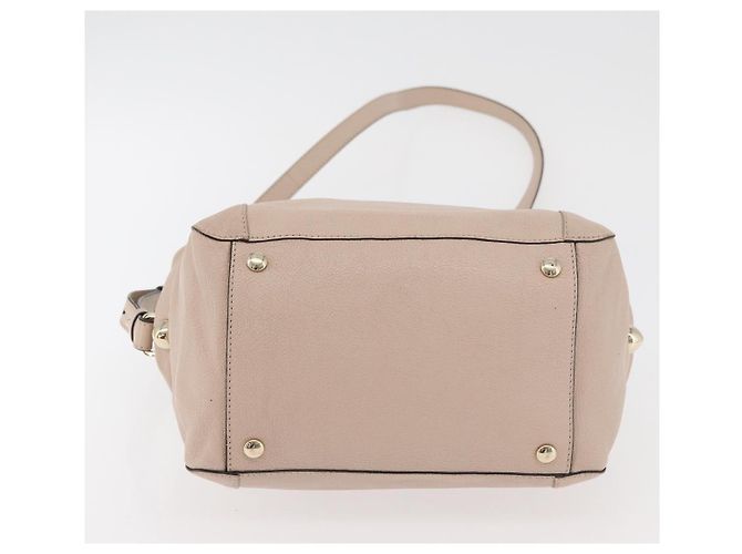 Chloé Borsa a mano Chloe in pelle 2 vie beige oro Auth BA12288A D'oro - vista 5