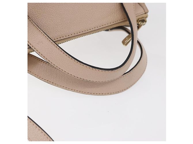 Chloé Borsa a mano Chloe in pelle 2 vie beige oro Auth BA12288A D'oro - vista 7