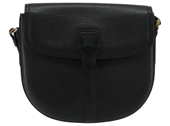 Borsa a Spalla Burberrys in Pelle Nera e Oro Auth 176661 Nero D'oro - vista 13