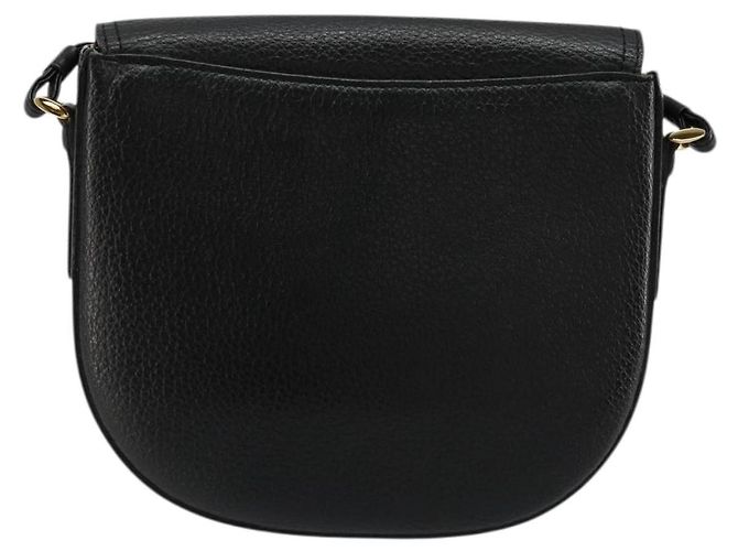Borsa a Spalla Burberrys in Pelle Nera e Oro Auth 176661 Nero D'oro - vista 2