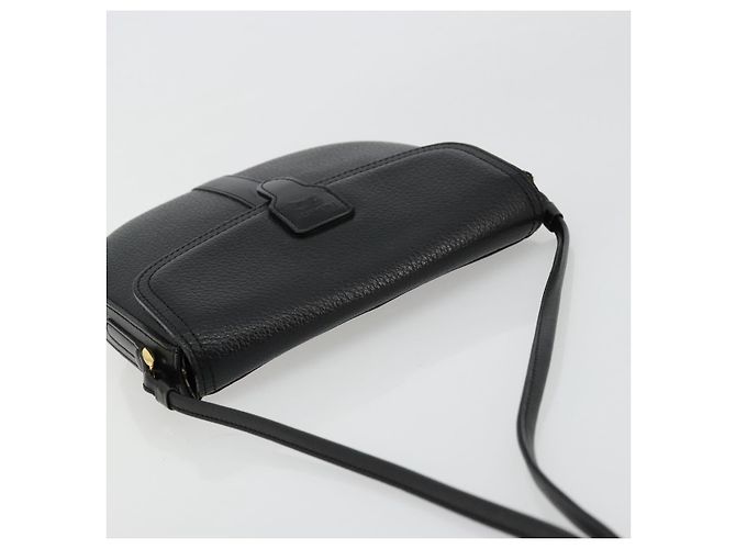 Borsa a Spalla Burberrys in Pelle Nera e Oro Auth 176661 Nero D'oro - vista 6