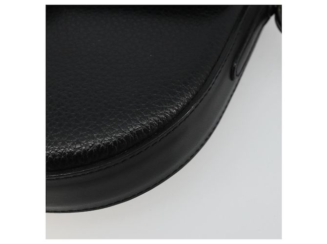 Borsa a Spalla Burberrys in Pelle Nera e Oro Auth 176661 Nero D'oro - vista 9