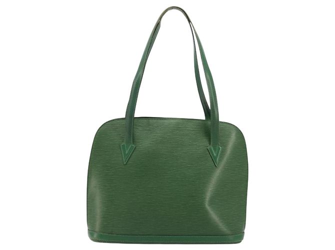 LOUIS VUITTON Epi Lussac Schultertasche Grün M52284 LV Auth BA12273 - Ansicht 2