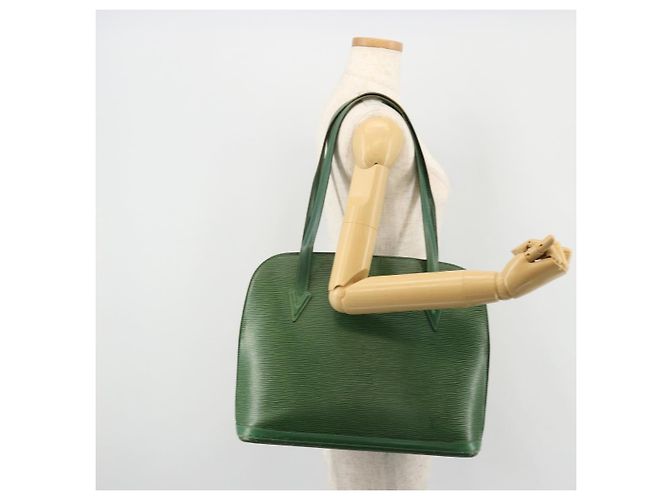 LOUIS VUITTON Epi Lussac Schultertasche Grün M52284 LV Auth BA12273 - Ansicht 24