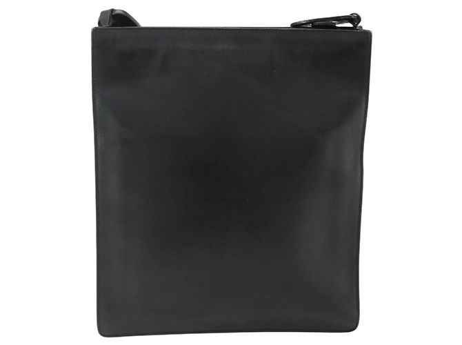 Borsa a Spalla in Pelle Nera GUCCI 001 2122 1821 Auth bs34707 Nero - vista 13