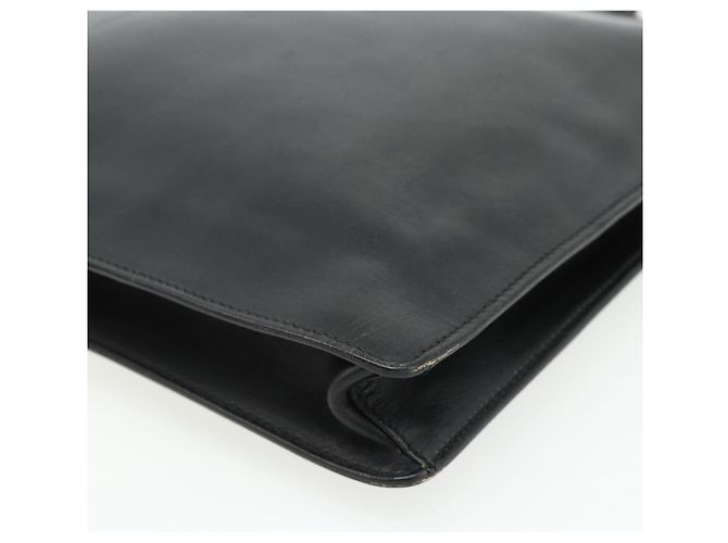 Borsa a Spalla in Pelle Nera GUCCI 001 2122 1821 Auth bs34707 Nero - vista 15