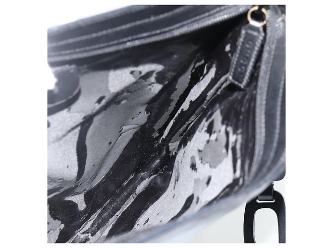 Borsa a Spalla in Pelle Nera GUCCI 001 2122 1821 Auth bs34707 Nero - vista 19