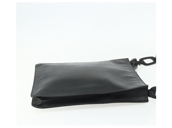 Borsa a Spalla in Pelle Nera GUCCI 001 2122 1821 Auth bs34707 Nero - vista 4
