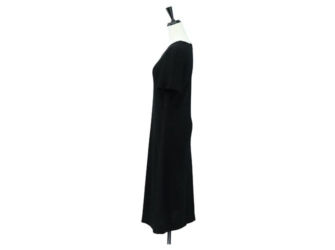 Salvatore Ferragamo Traje de Baño de Algodón Negro Auth 174769A - vista 3