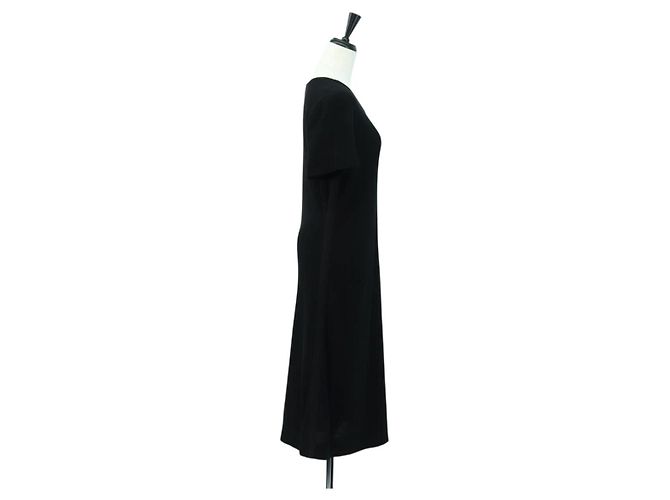Salvatore Ferragamo Traje de Baño de Algodón Negro Auth 174769A - vista 4