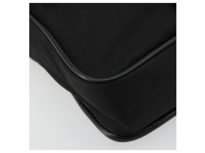 Borsa a Spalla PRADA in Nylon Pelle Nera Argento Autentica ka4087 Nero - vista 14