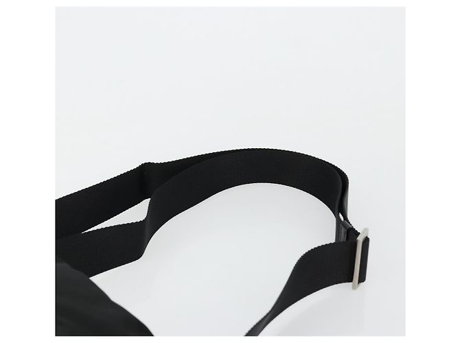 Borsa a Spalla PRADA in Nylon Pelle Nera Argento Autentica ka4087 Nero - vista 8