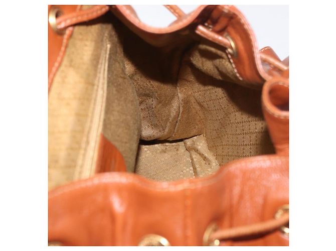 Zaino in pelle Gucci Bamboo marrone oro 003 2058 0016 Auth ep14447 D'oro - vista 25