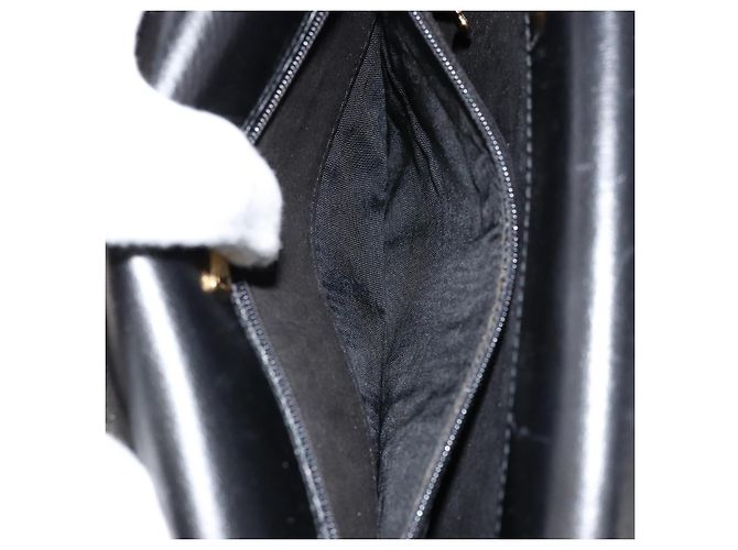 Gucci Borsa a Spalla in Pelle Nera e Oro Auth ep14164 Nero D'oro - vista 11