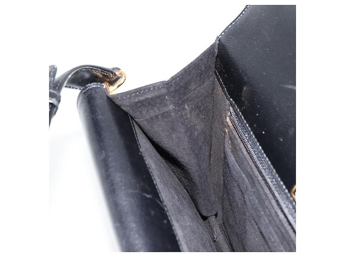 Gucci Borsa a Spalla in Pelle Nera e Oro Auth ep14164 Nero D'oro - vista 21