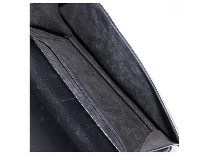 Gucci Borsa a Spalla in Pelle Nera e Oro Auth ep14164 Nero D'oro - vista 23