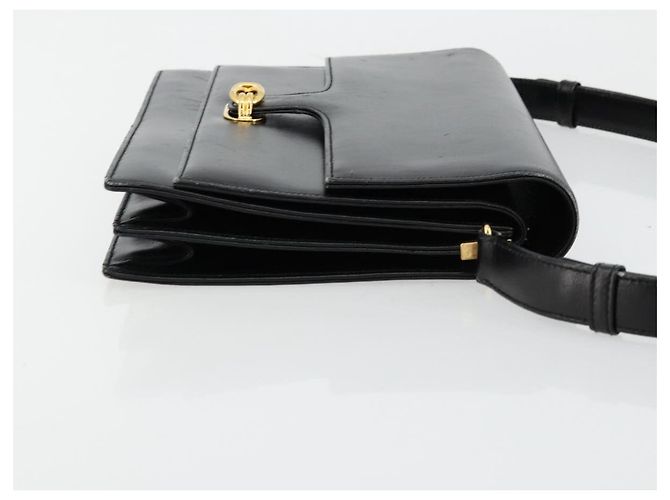 Gucci Borsa a Spalla in Pelle Nera e Oro Auth ep14164 Nero D'oro - vista 3