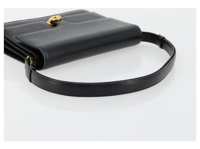 Gucci Borsa a Spalla in Pelle Nera e Oro Auth ep14164 Nero D'oro - vista 7
