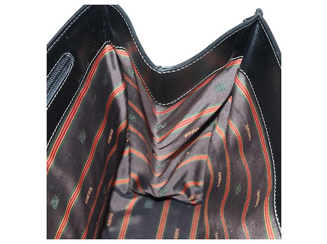 LOEWE Velazquez Borsa a Mano in Pelle 2 in 1 Marrone Oro Nero Auth am11389V D'oro - vista 24