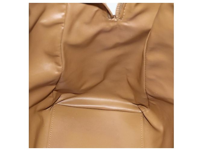 Céline Borsa Boston in tela Macadam CELINE in pelle PVC marrone oro Auth ep14259A D'oro - vista 20