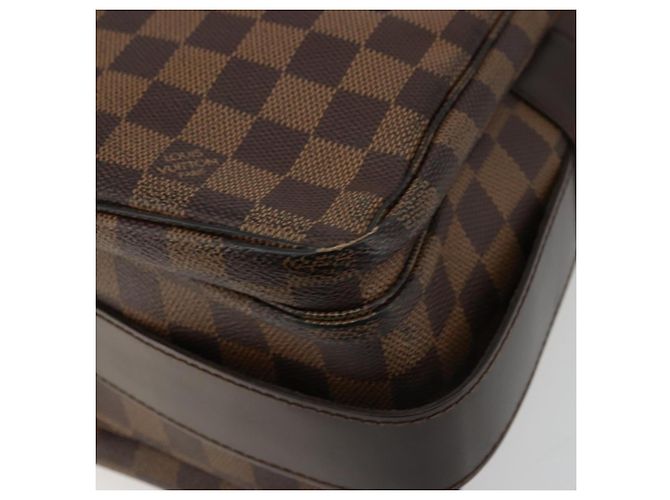 LOUIS VUITTON Borsa a Spalla Naviglio Damier Ebene N45255 LV Auth BA12240 - vista 15