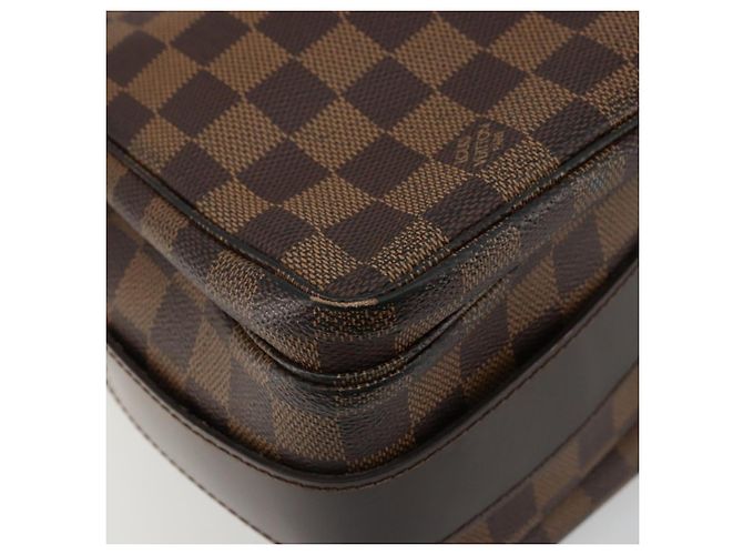 LOUIS VUITTON Borsa a Spalla Naviglio Damier Ebene N45255 LV Auth BA12240 - vista 16