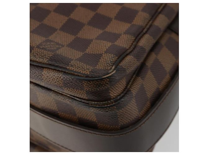 LOUIS VUITTON Borsa a Spalla Naviglio Damier Ebene N45255 LV Auth BA12240 - vista 17