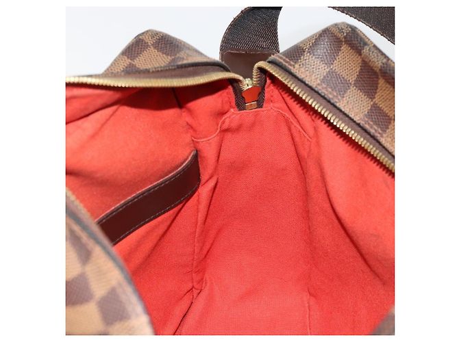 LOUIS VUITTON Borsa a Spalla Naviglio Damier Ebene N45255 LV Auth BA12240 - vista 22