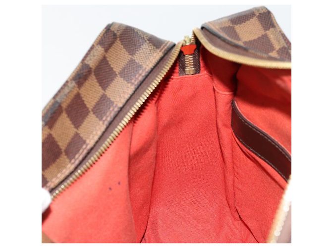 LOUIS VUITTON Borsa a Spalla Naviglio Damier Ebene N45255 LV Auth BA12240 - vista 23