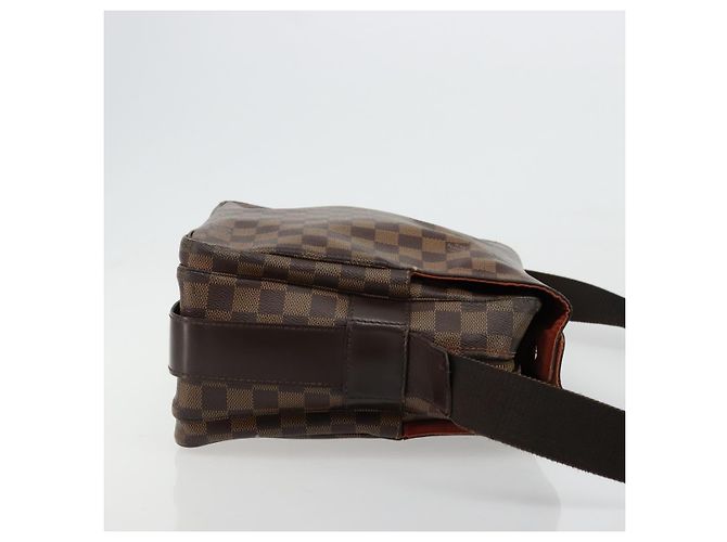 LOUIS VUITTON Borsa a Spalla Naviglio Damier Ebene N45255 LV Auth BA12240 - vista 3