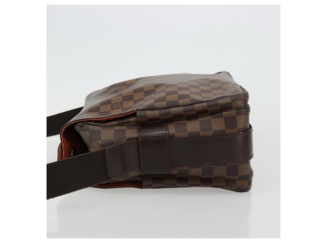 LOUIS VUITTON Borsa a Spalla Naviglio Damier Ebene N45255 LV Auth BA12240 - vista 4