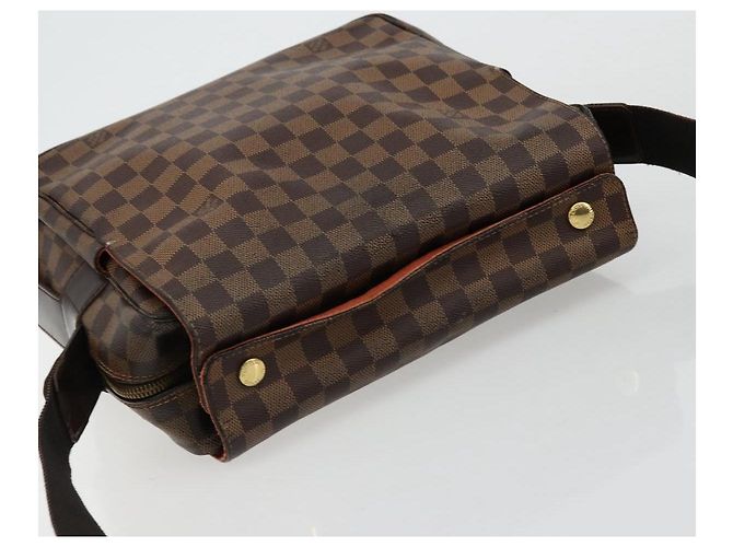 LOUIS VUITTON Borsa a Spalla Naviglio Damier Ebene N45255 LV Auth BA12240 - vista 6