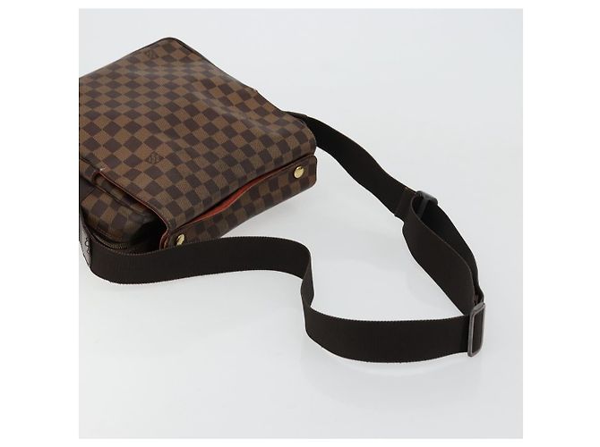 LOUIS VUITTON Borsa a Spalla Naviglio Damier Ebene N45255 LV Auth BA12240 - vista 7