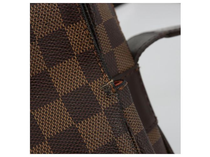 LOUIS VUITTON Borsa a Spalla Naviglio Damier Ebene N45255 LV Auth BA12240 - vista 9
