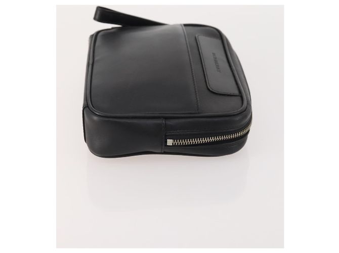Pochette in tela e pelle Burberry Nova Check 3 pezzi Beige Nero Auth ti3893 - vista 4