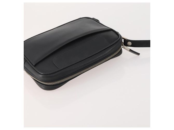 Pochette in tela e pelle Burberry Nova Check 3 pezzi Beige Nero Auth ti3893 - vista 5