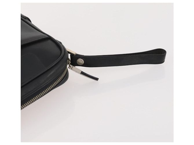 Pochette in tela e pelle Burberry Nova Check 3 pezzi Beige Nero Auth ti3893 - vista 6