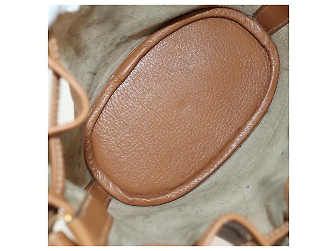 Hermès HERMES Borsa a Spalla Market TPM Pelle Marrone Oro Auth BA12269SAM D'oro - vista 10
