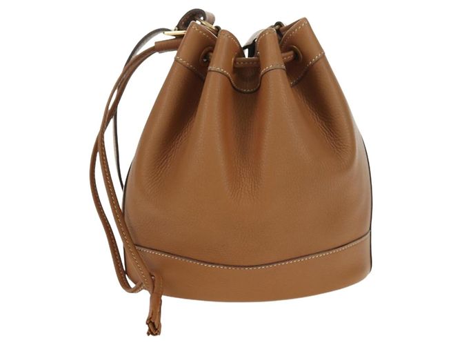 Hermès HERMES Borsa a Spalla Market TPM Pelle Marrone Oro Auth BA12269SAM D'oro - vista 13