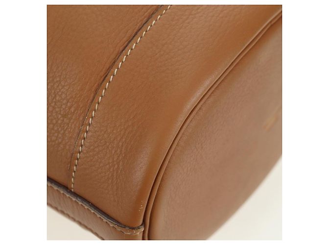 Hermès HERMES Borsa a Spalla Market TPM Pelle Marrone Oro Auth BA12269SAM D'oro - vista 16