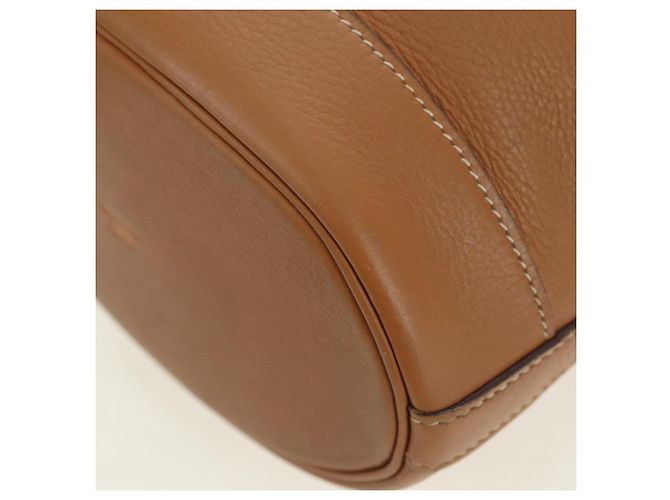 Hermès HERMES Borsa a Spalla Market TPM Pelle Marrone Oro Auth BA12269SAM D'oro - vista 17