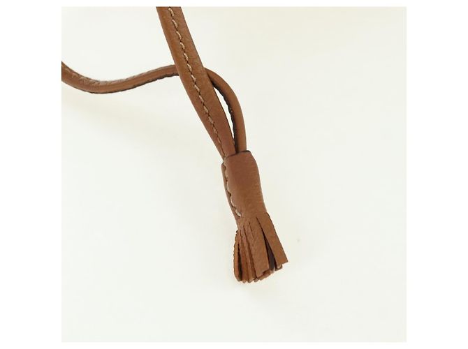 Hermès HERMES Borsa a Spalla Market TPM Pelle Marrone Oro Auth BA12269SAM D'oro - vista 19