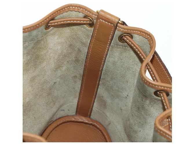 Hermès HERMES Borsa a Spalla Market TPM Pelle Marrone Oro Auth BA12269SAM D'oro - vista 20