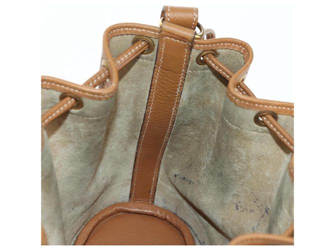 Hermès HERMES Borsa a Spalla Market TPM Pelle Marrone Oro Auth BA12269SAM D'oro - vista 21