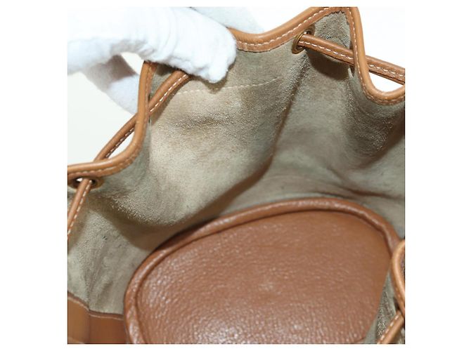 Hermès HERMES Borsa a Spalla Market TPM Pelle Marrone Oro Auth BA12269SAM D'oro - vista 22